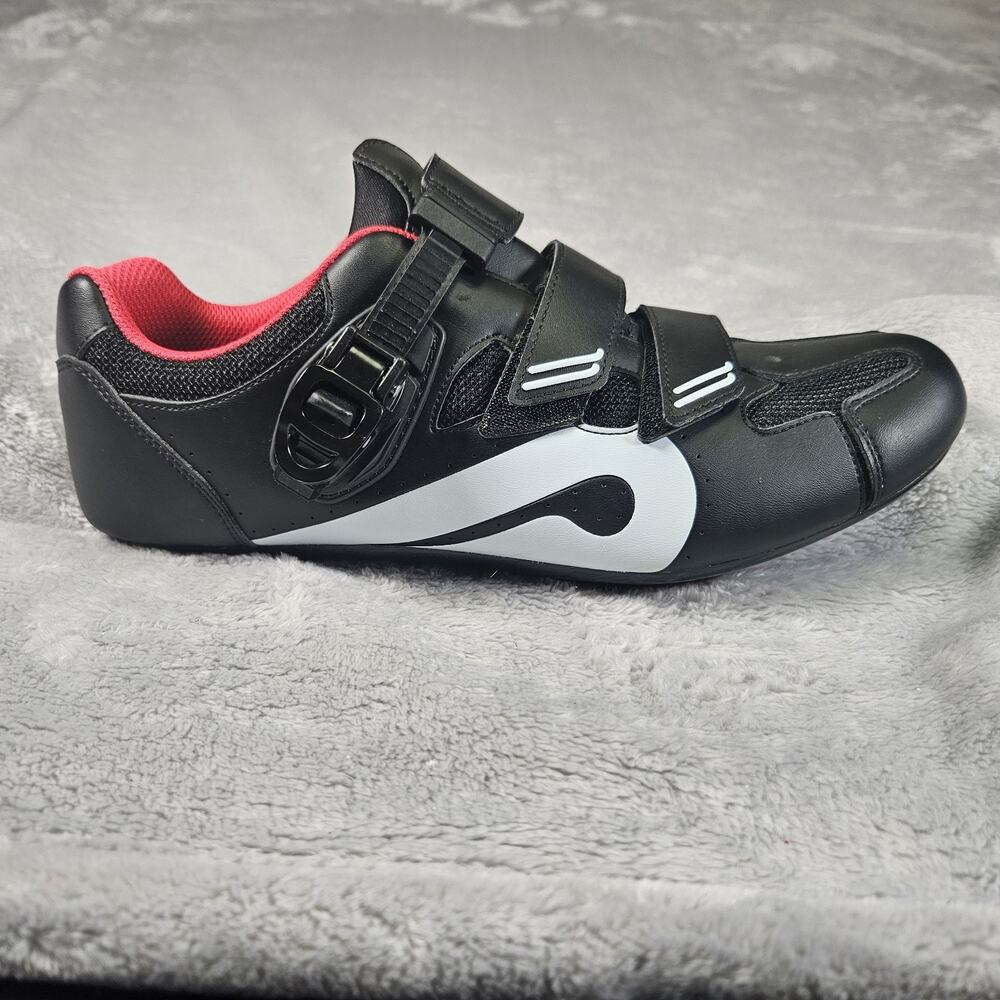 Peloton Cycling Shoes Mens Size 10 EU 43 Black Road Bike Shoes Delta Clip